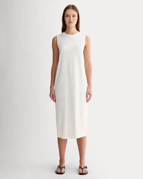 everlane luxe cotton seamed tank dress Everlane The Luxe Cotton Seamed Tank Dress Small