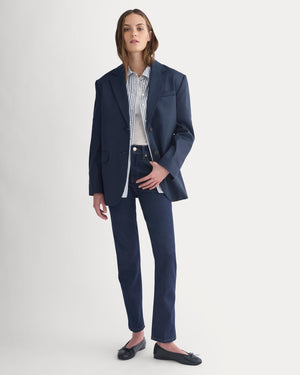 High-Rise Cigarette Jean | Pure Blue