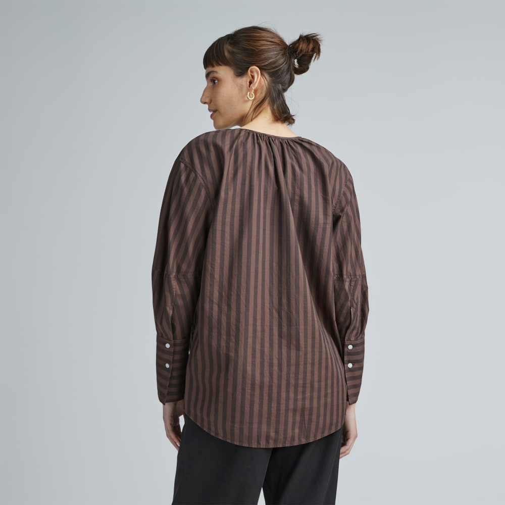 womens-silky-cotton-balloon-sleeve-top-chocolate-brown-black