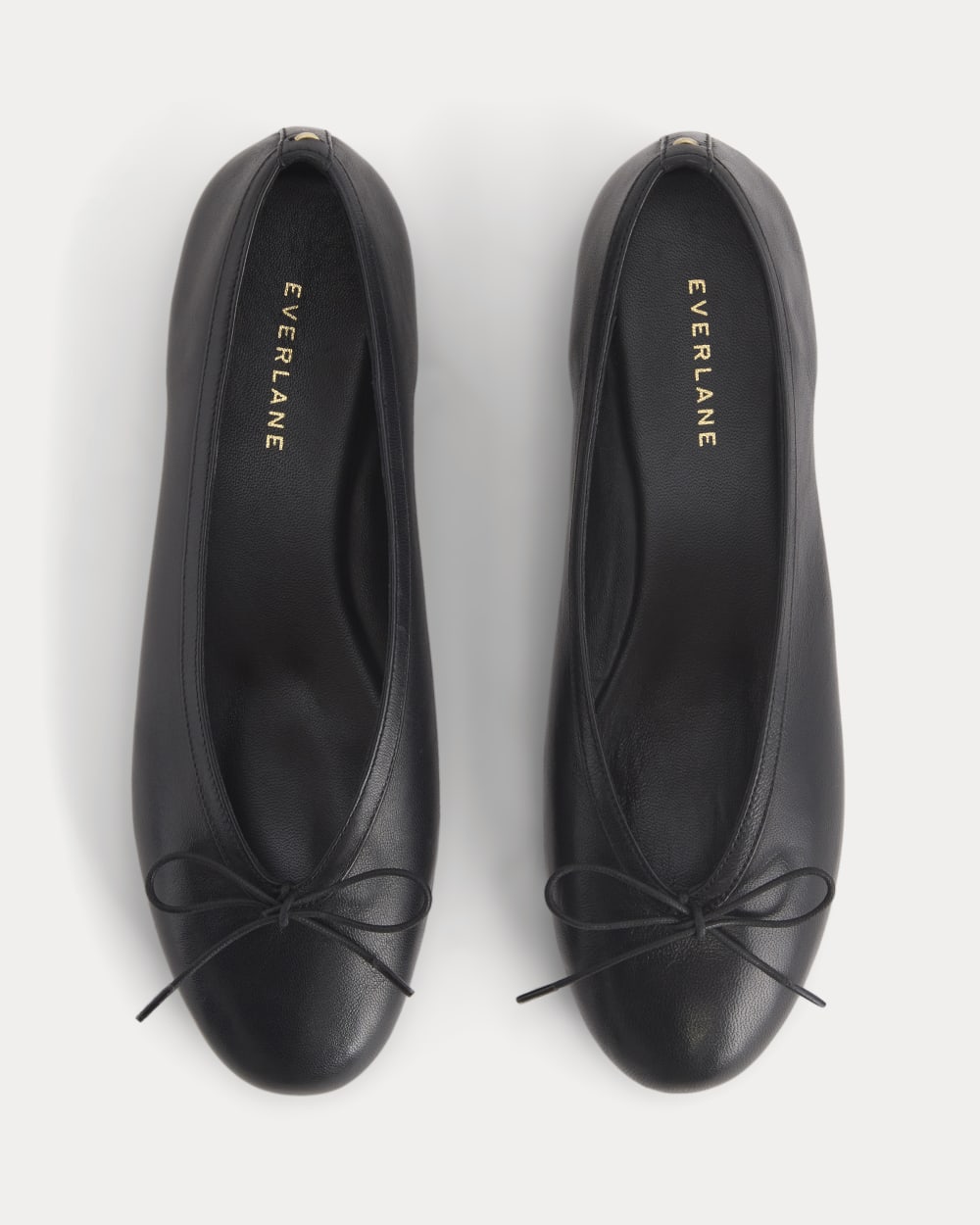 Made in Italy Ballet Flat | Black Leather – Everlane