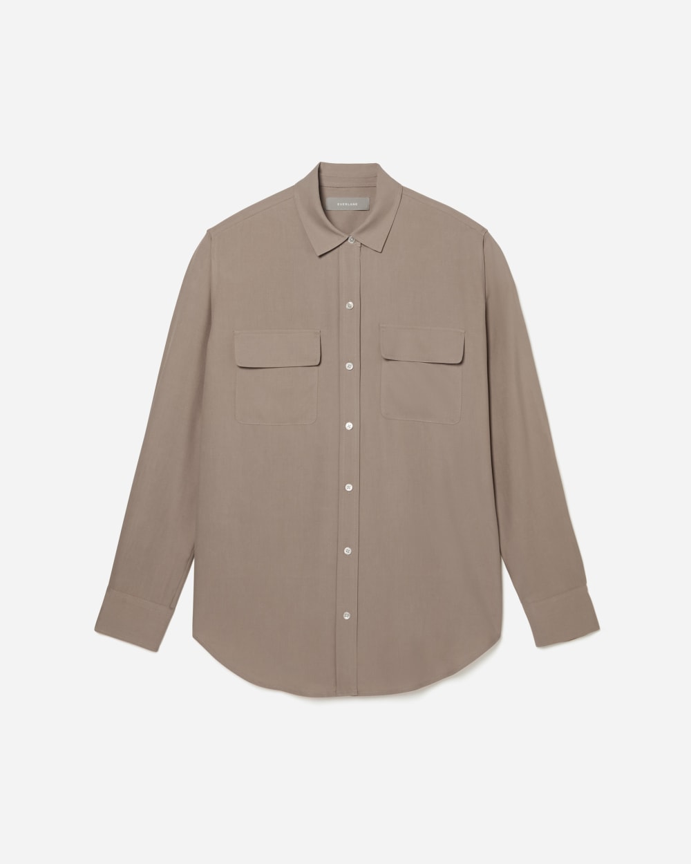 womens-washable-silk-relaxed-shirt-burnt-sugar | alt
