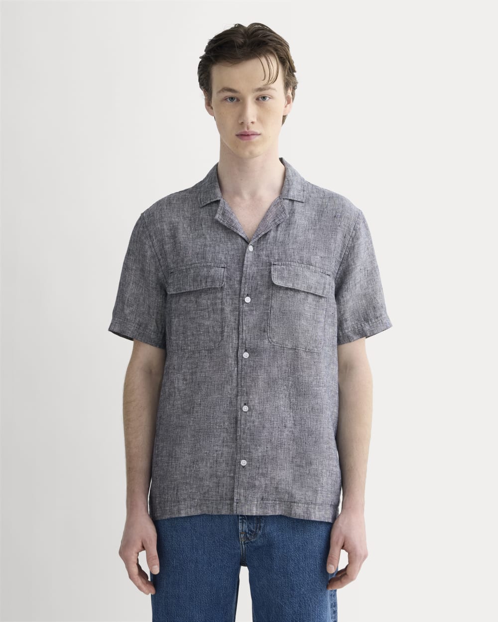 mens-linen-ss-camp-shirt-navy-chambray | primary