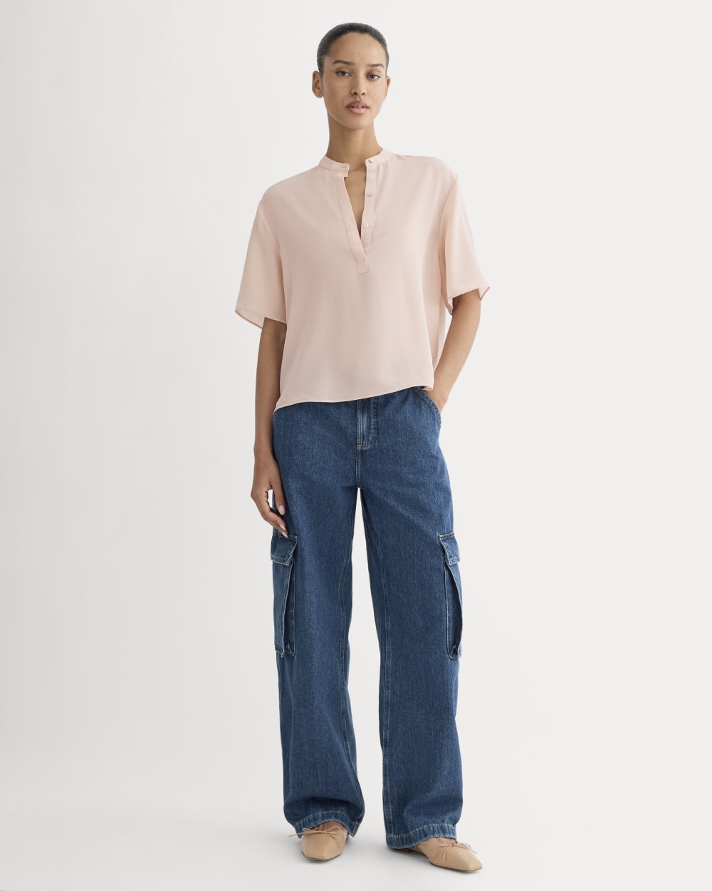 womens-washable-silk-ss-popover-top-soft-rose