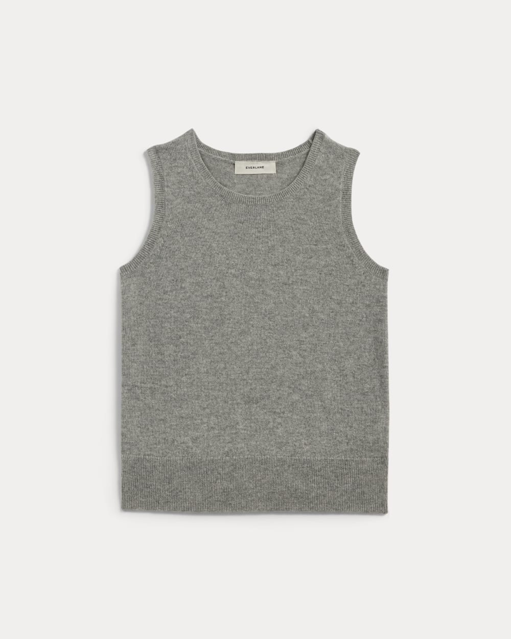 womens-cashmere-classic-sweater-tank-heather-grey | alt