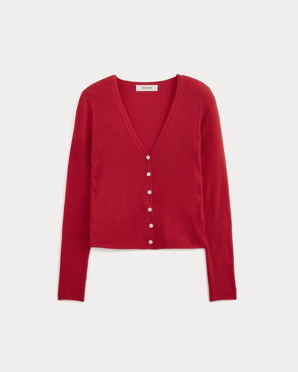 The Cardigan in Ultrasoft Merino | Classic Red – Everlane