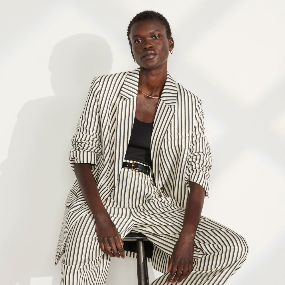 womens-tencel-oversized-blazer-ombre-stripe