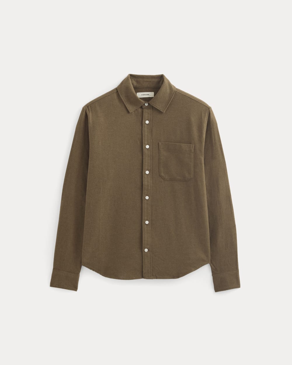 Brushed Flannel Shirt | Heathered Cocoa Brown – Everlane