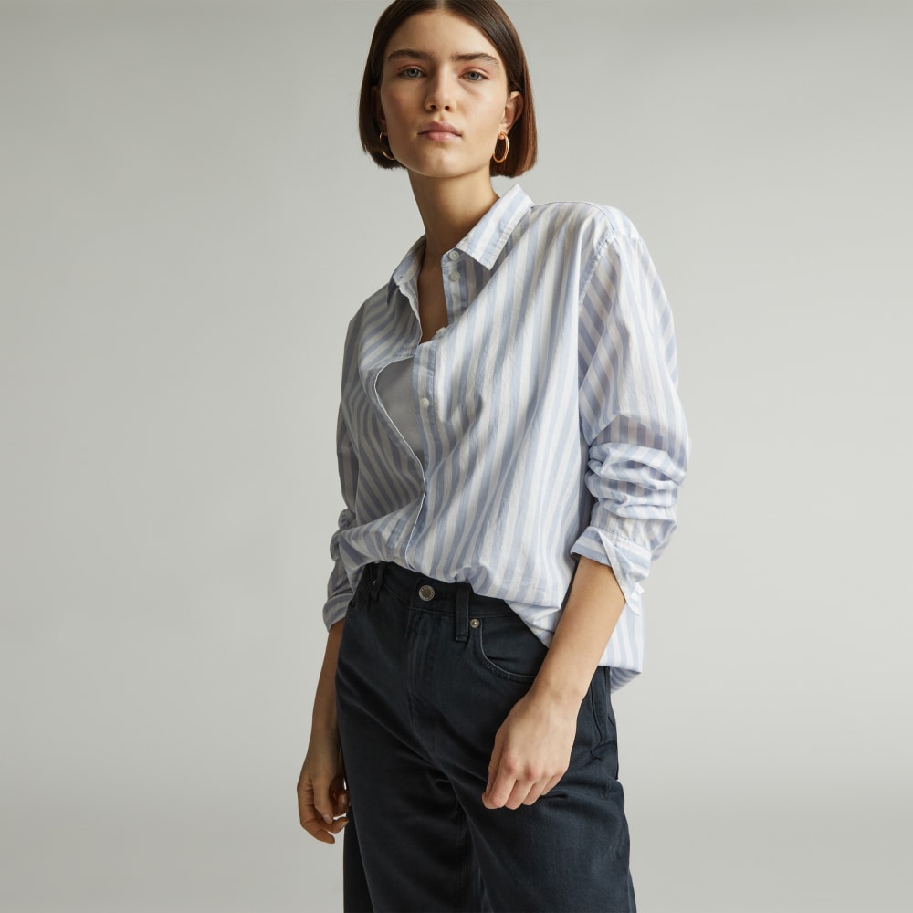 womens-silky-cttn-relaxed-shirt-periwinkle-white | primary