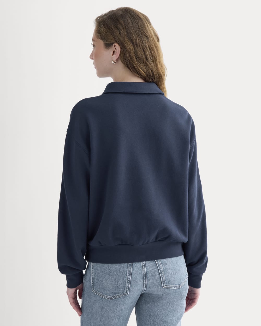 womens-lightweight-terry-polo-sweatshirt-navy