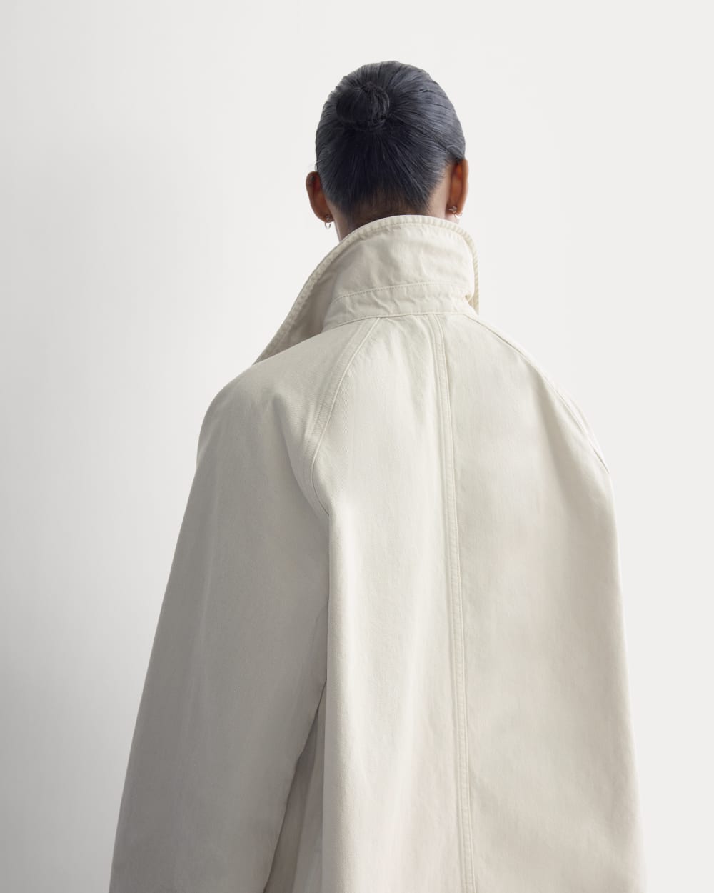 Cropped Denim Jacket | Garment-Dyed Sand – Everlane Cropped Denim Jacket | Garment-Dyed Sand – Everlane