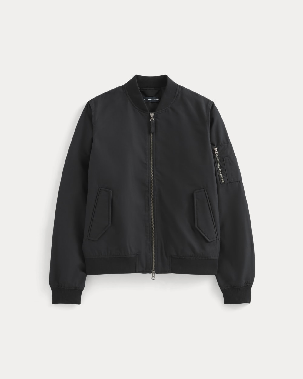 【Uniz】Black Coating Bomber Jacket Black Coating Bomber Jacket(PRE-ORDER 4 WEEKS) – UNIZ