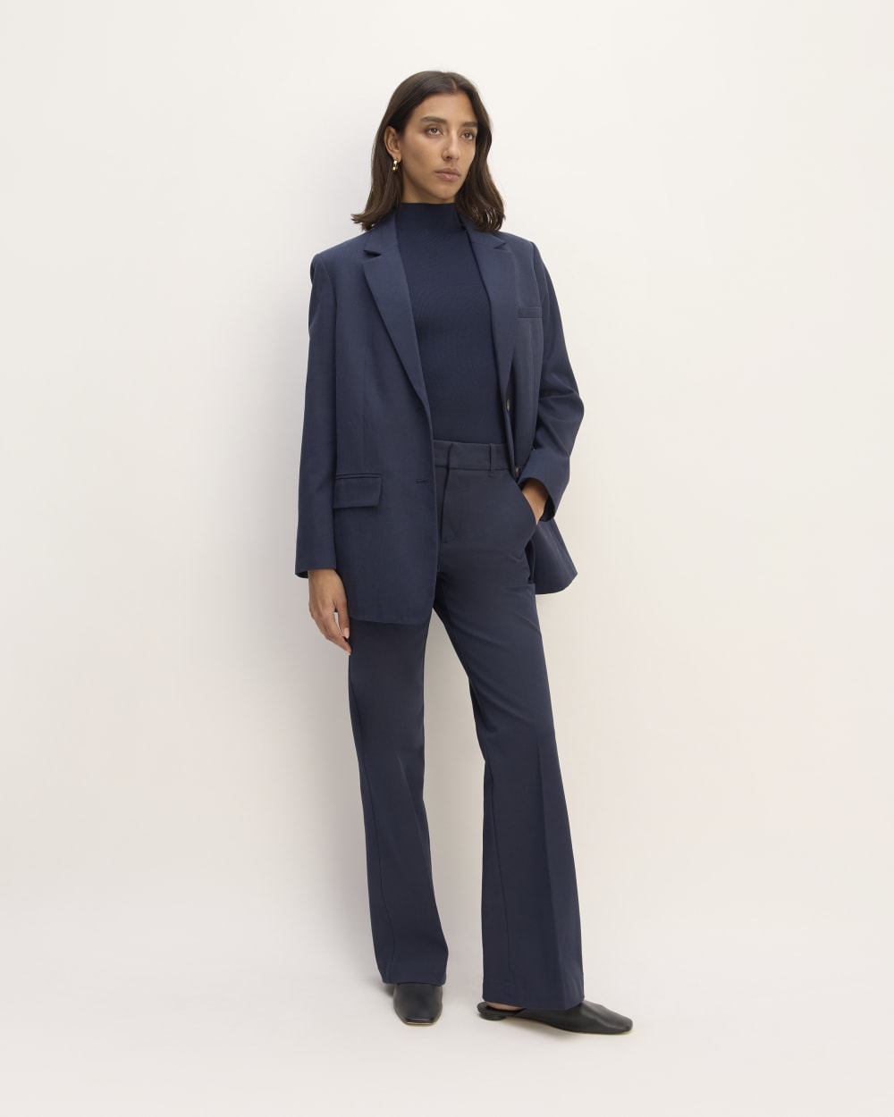 womens-bi-stretch-flare-pant-navy | primary