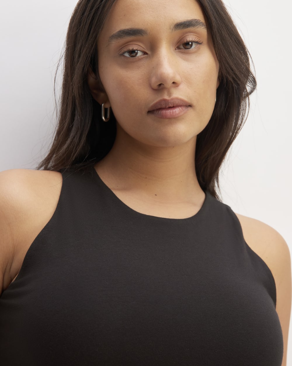 The Supima High-Neck Riviera Dress | Black Everlane The Supima High-Neck Riviera Dress | Black Everlane