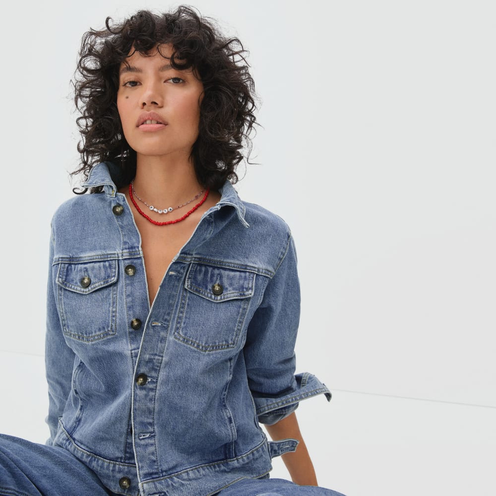 The Modern Jean Jacket Stone-Washed Sky – Everlane