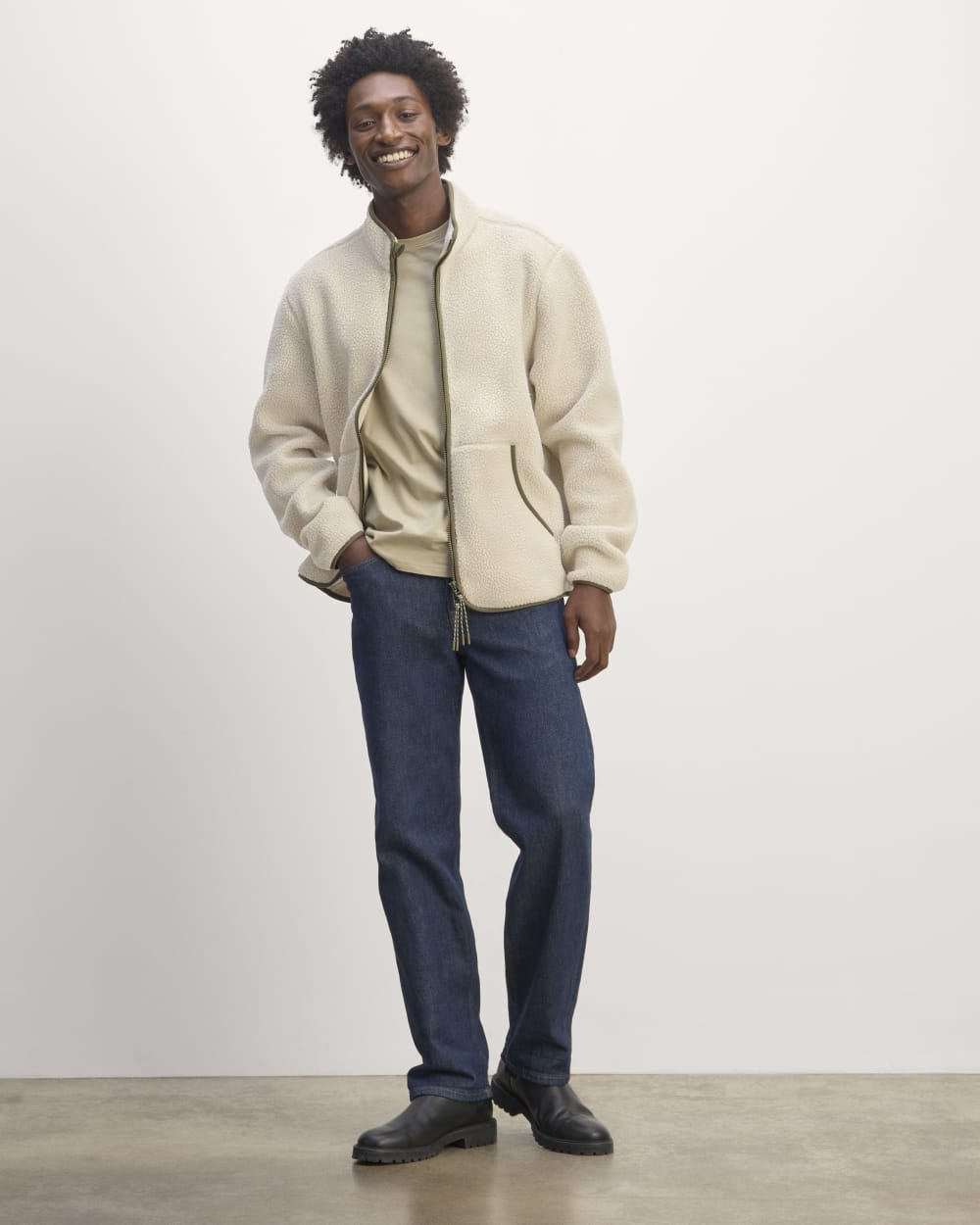 The Teddy Fleece | Heather Oat – Everlane The Teddy Fleece | Heather Oat – Everlane