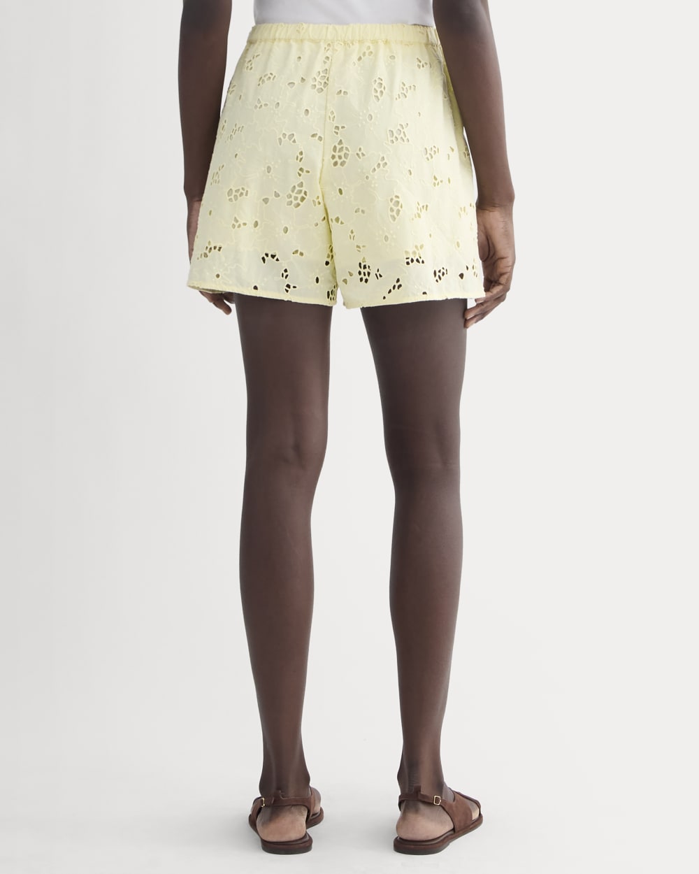 womens-eyelet-pull-on-short-light-yellow