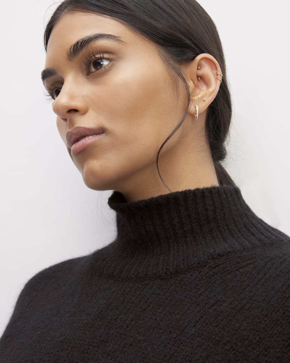 The Cloud Oversized Turtleneck Black – Everlane