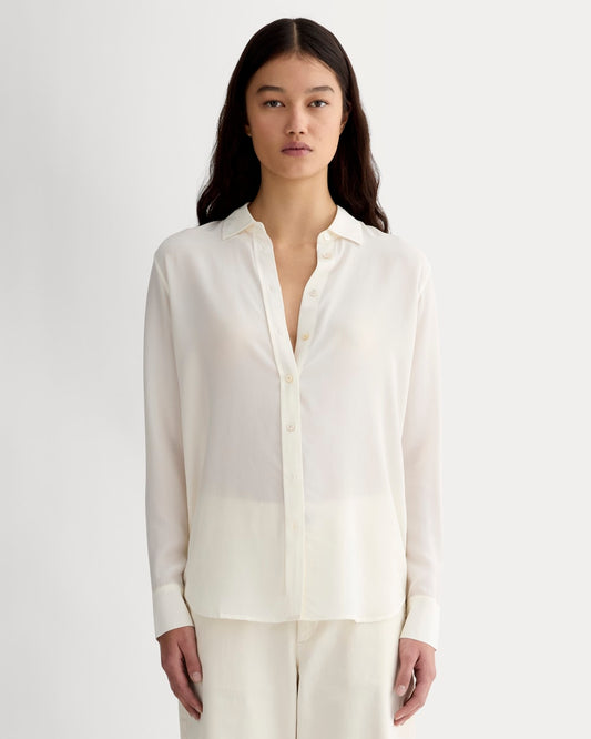 womens-clean-slk-rlxd-shirt-offwhite | primary