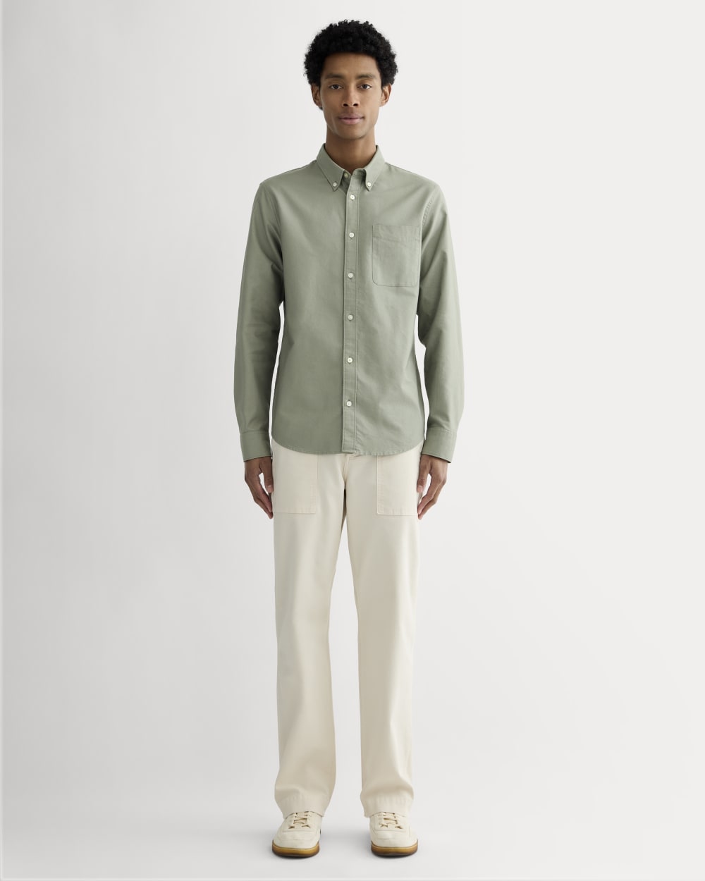 The Slim Oxford Shirt | Sage Green | Standard Everlane The Slim Oxford Shirt | Sage Green | Standard Everlane