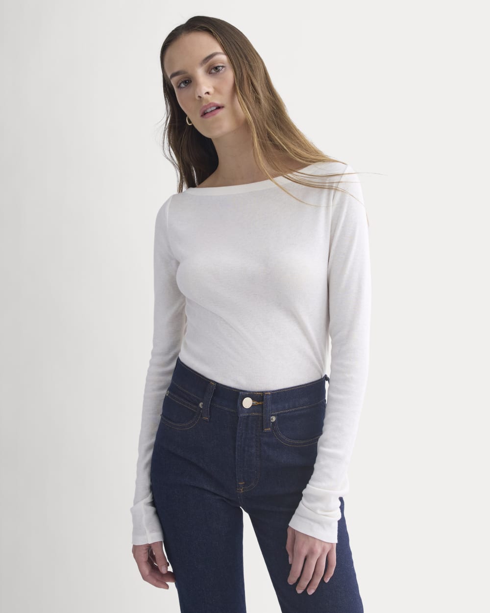Tissue Boatneck Top