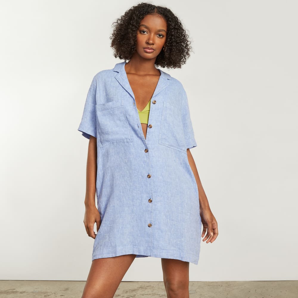 slip for under linen dress Nola Linen Slip Dress