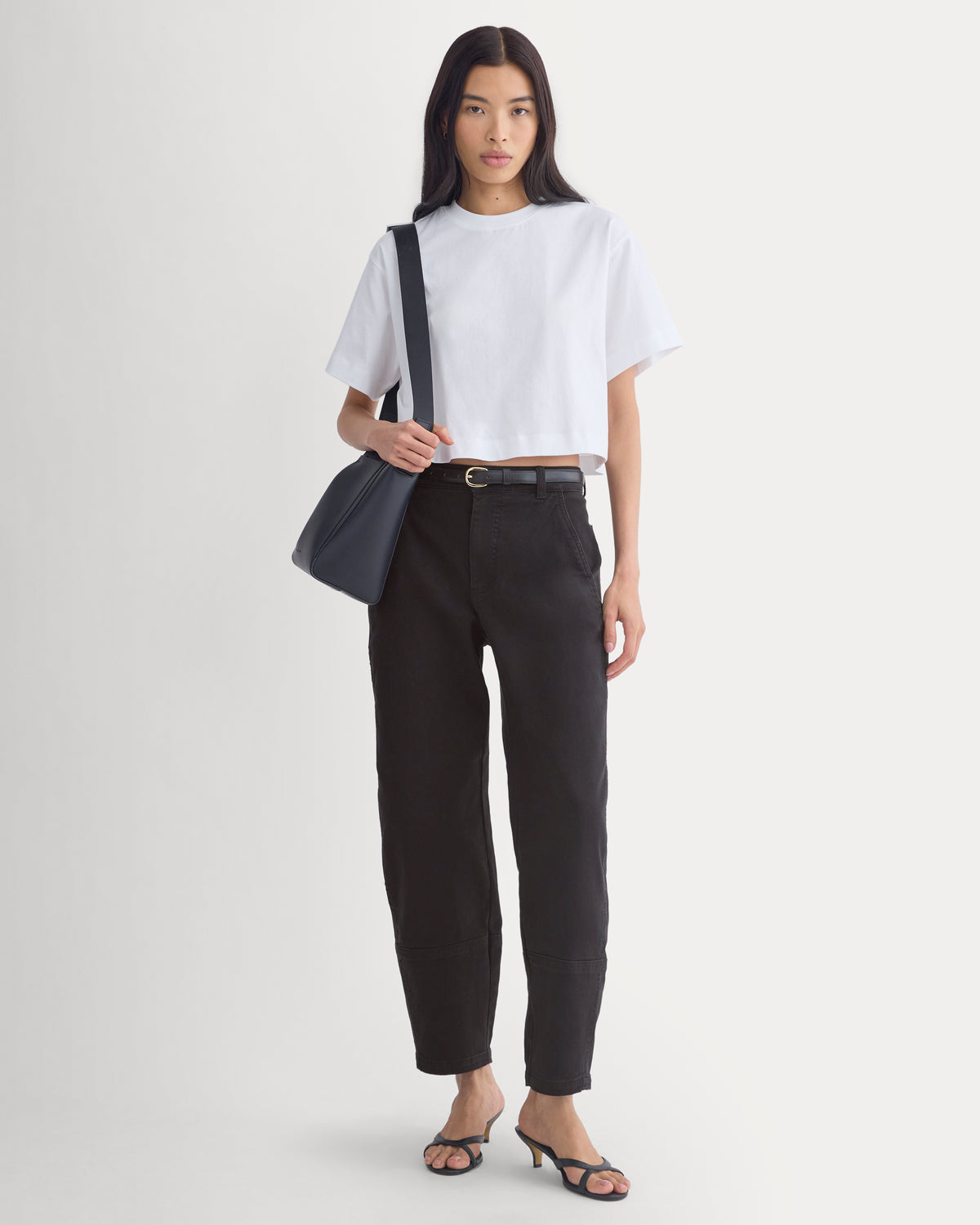 The Utility Barrel Pant | Black | Tall