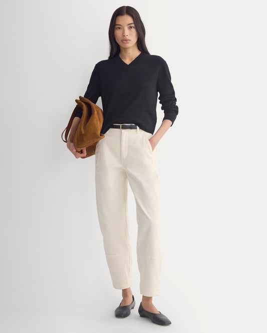 The Utility Barrel Pant | Bone | Tall