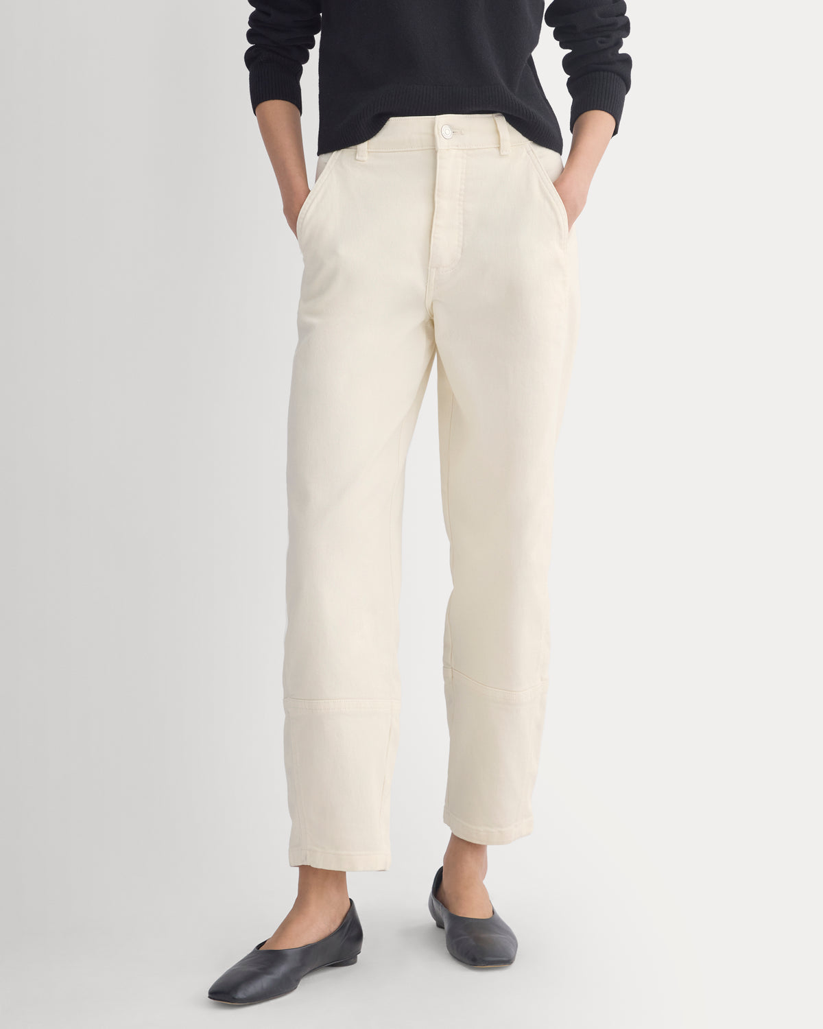 The Utility Barrel Pant | Bone | Regular