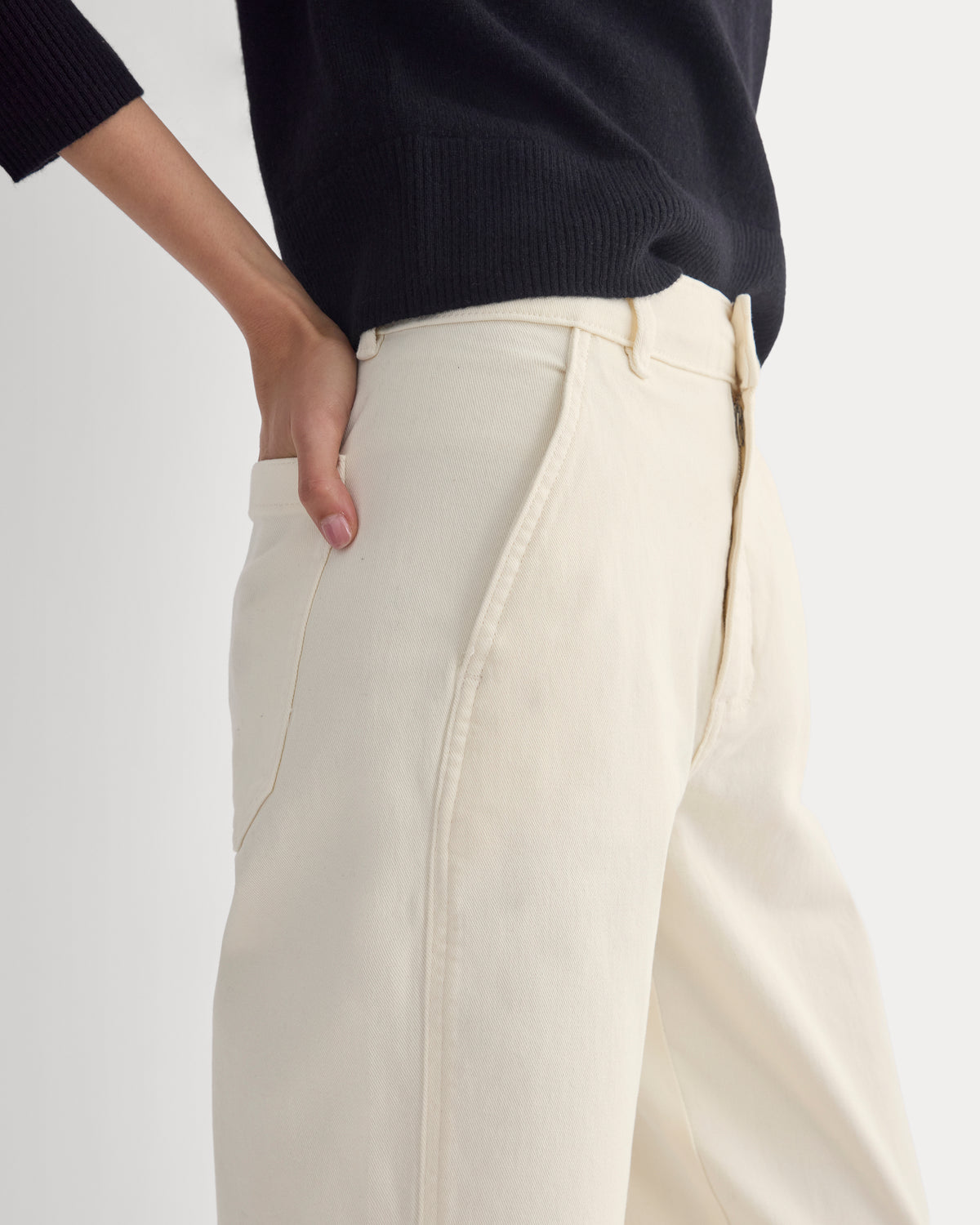 The Utility Barrel Pant | Bone | Regular