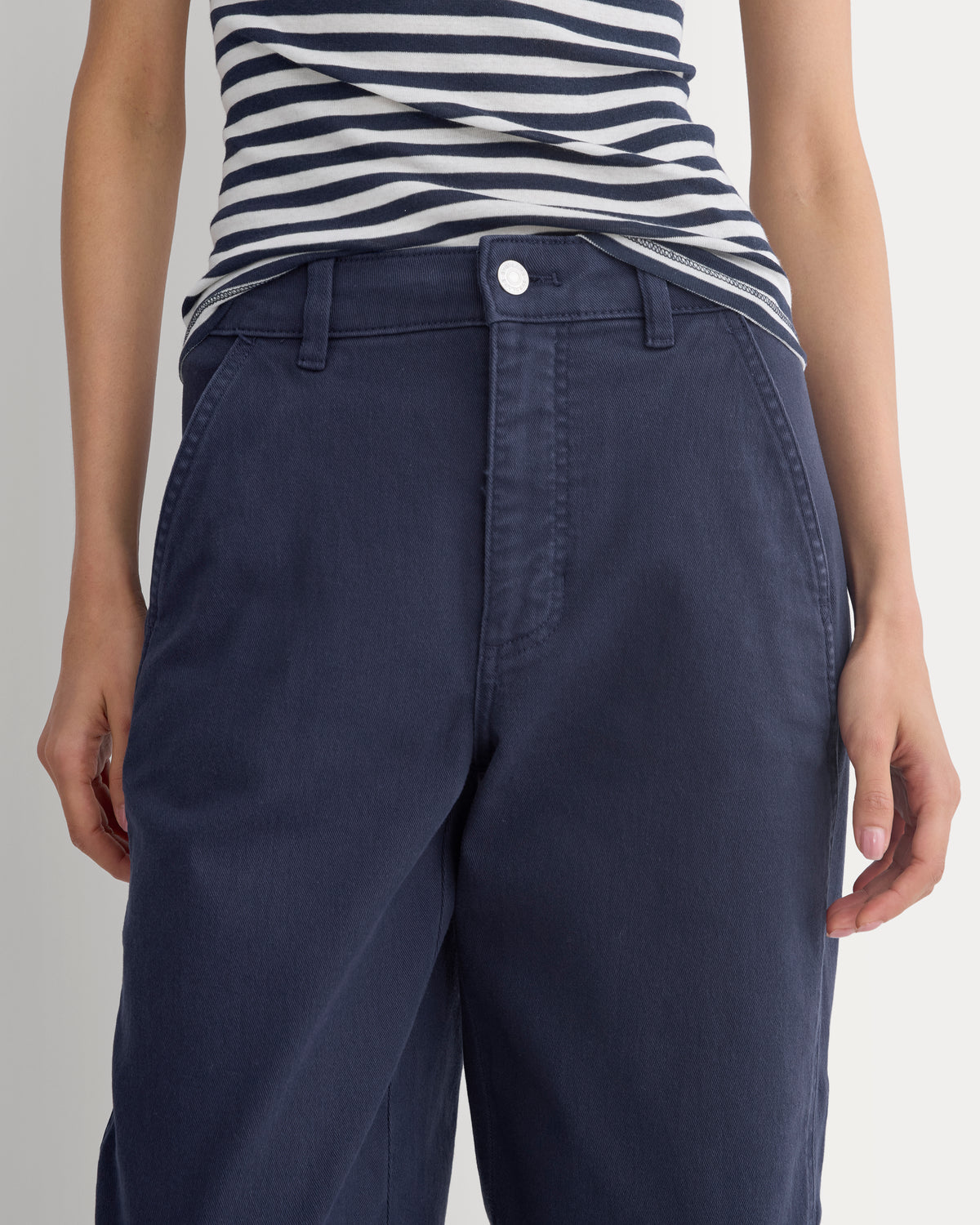 The Utility Barrel Pant | Navy | Regular
