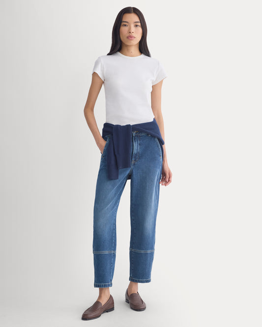 The Utility Barrel Pant | Deep Blue Indigo | Regular