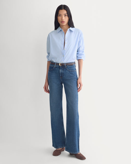 Relaxed Mid-Rise Bootcut Jean | Dark Indigo
