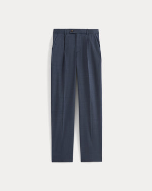 Tropical Wool Trouser | Heathered Navy