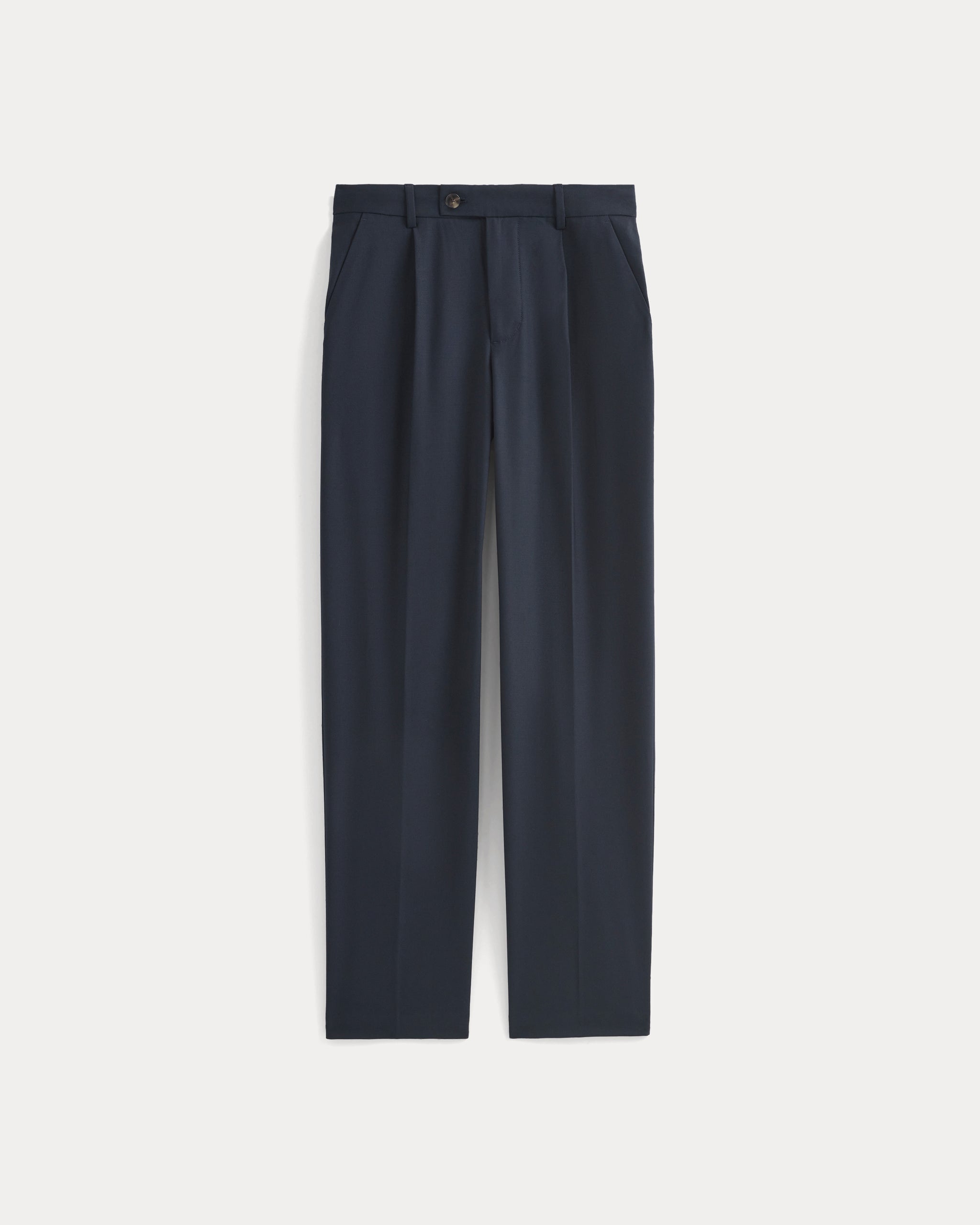 Tropical Wool Trouser | Dark Navy