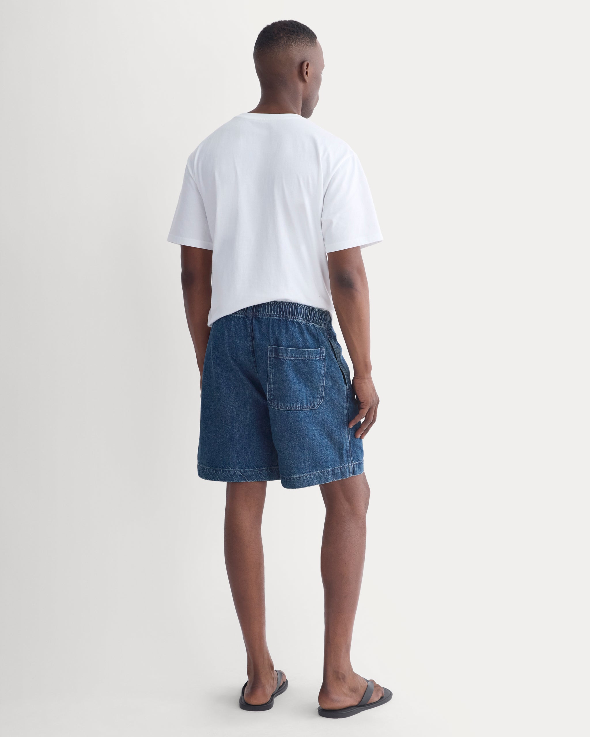 Lightweight Denim Easy Short | Medium Indigo