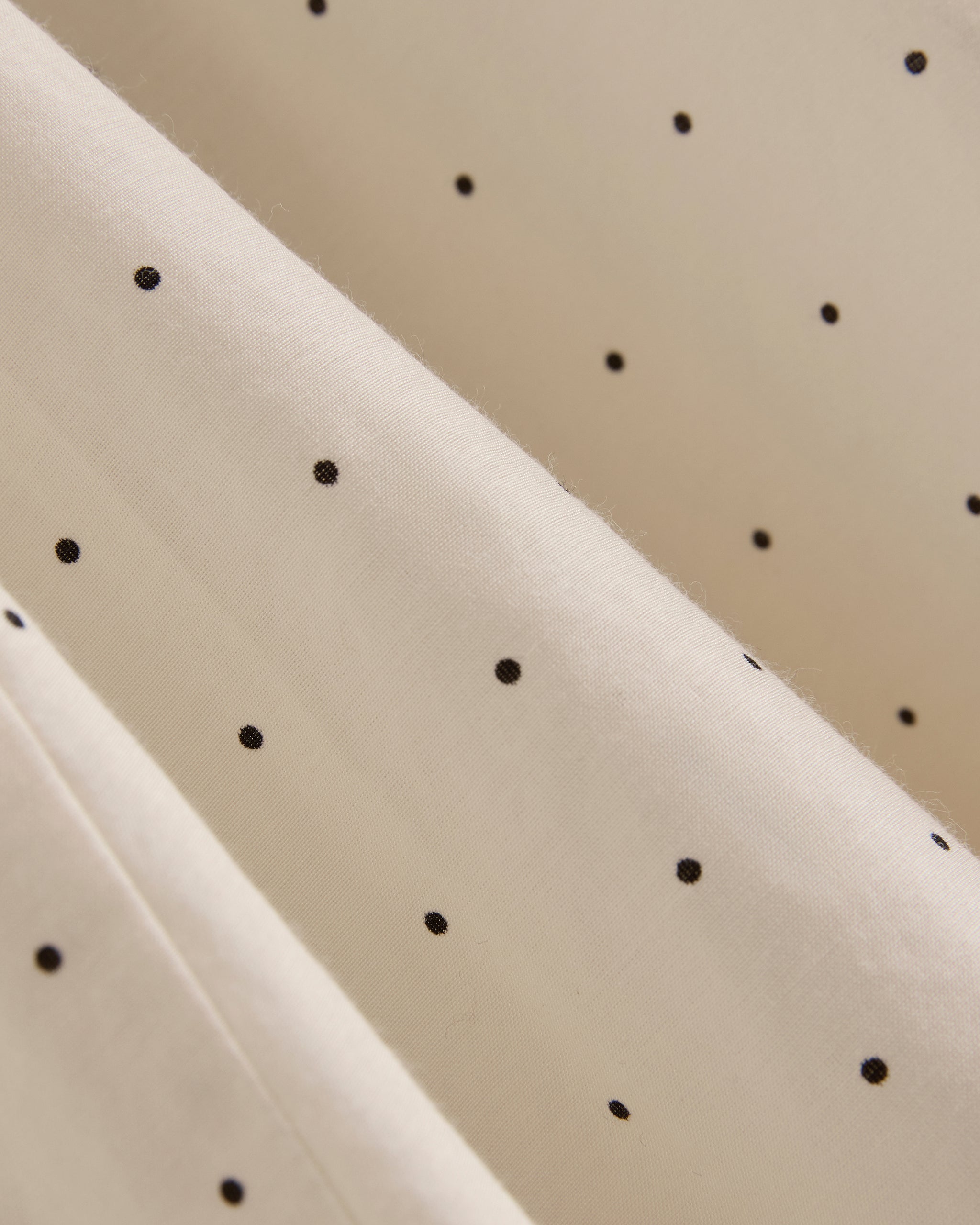Godet Mini Skirt in Cotton Silk | Birch