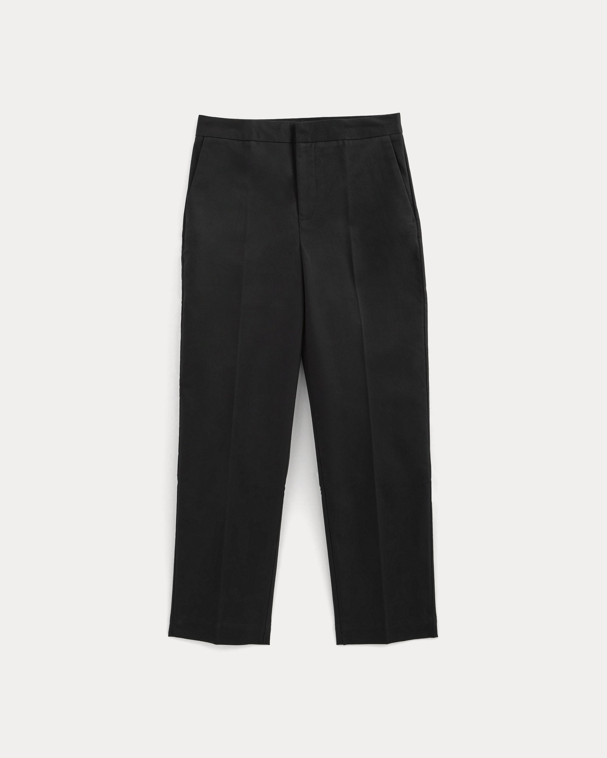 everlane cigarette Gray High-Rise Slim Straight Ankle Denim Jeans Womens Size 27 this style feels streamlined without being restrictive Cigarette Pant | Black
