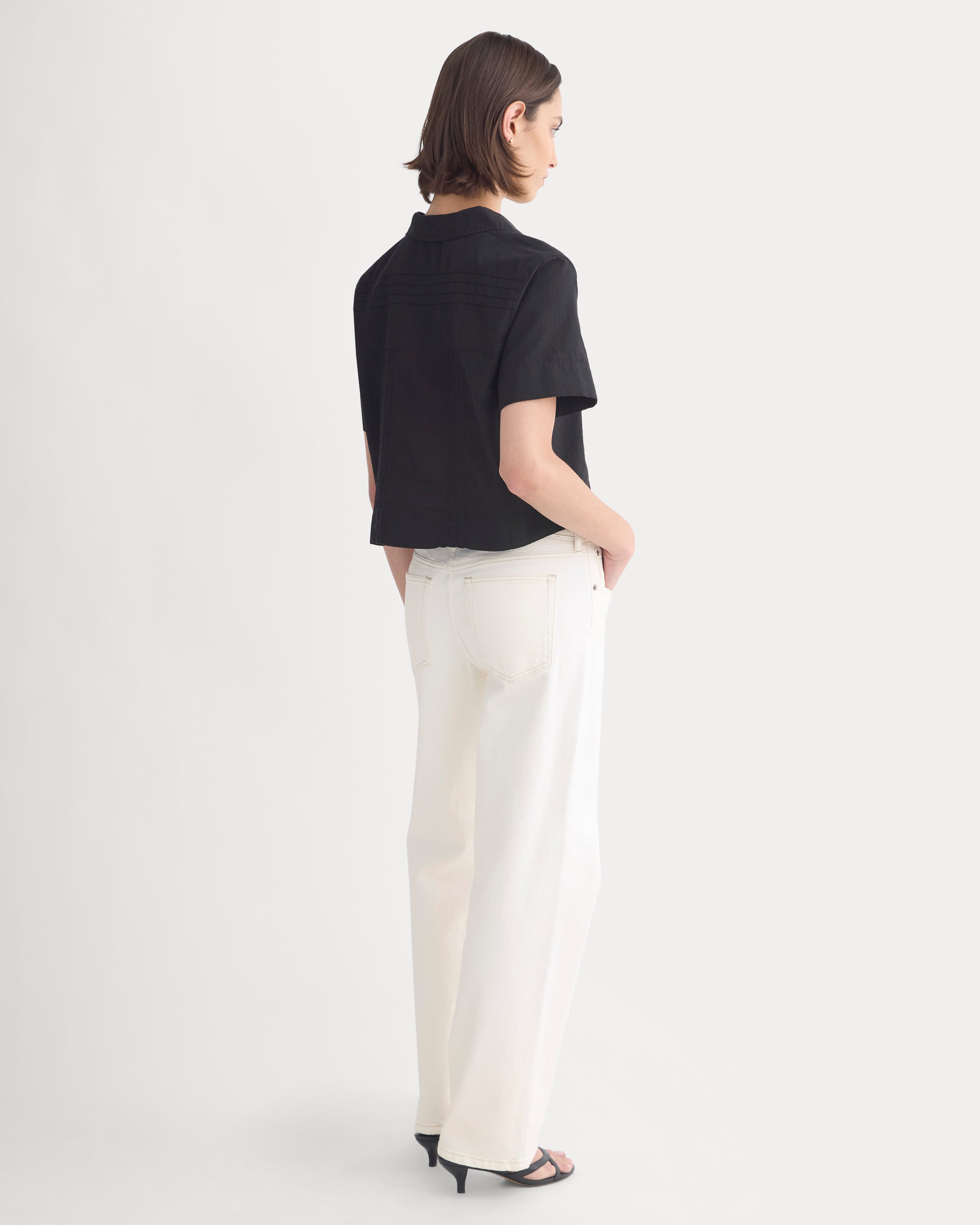 Cotton Gauze Resort Shirt | Black – Everlane