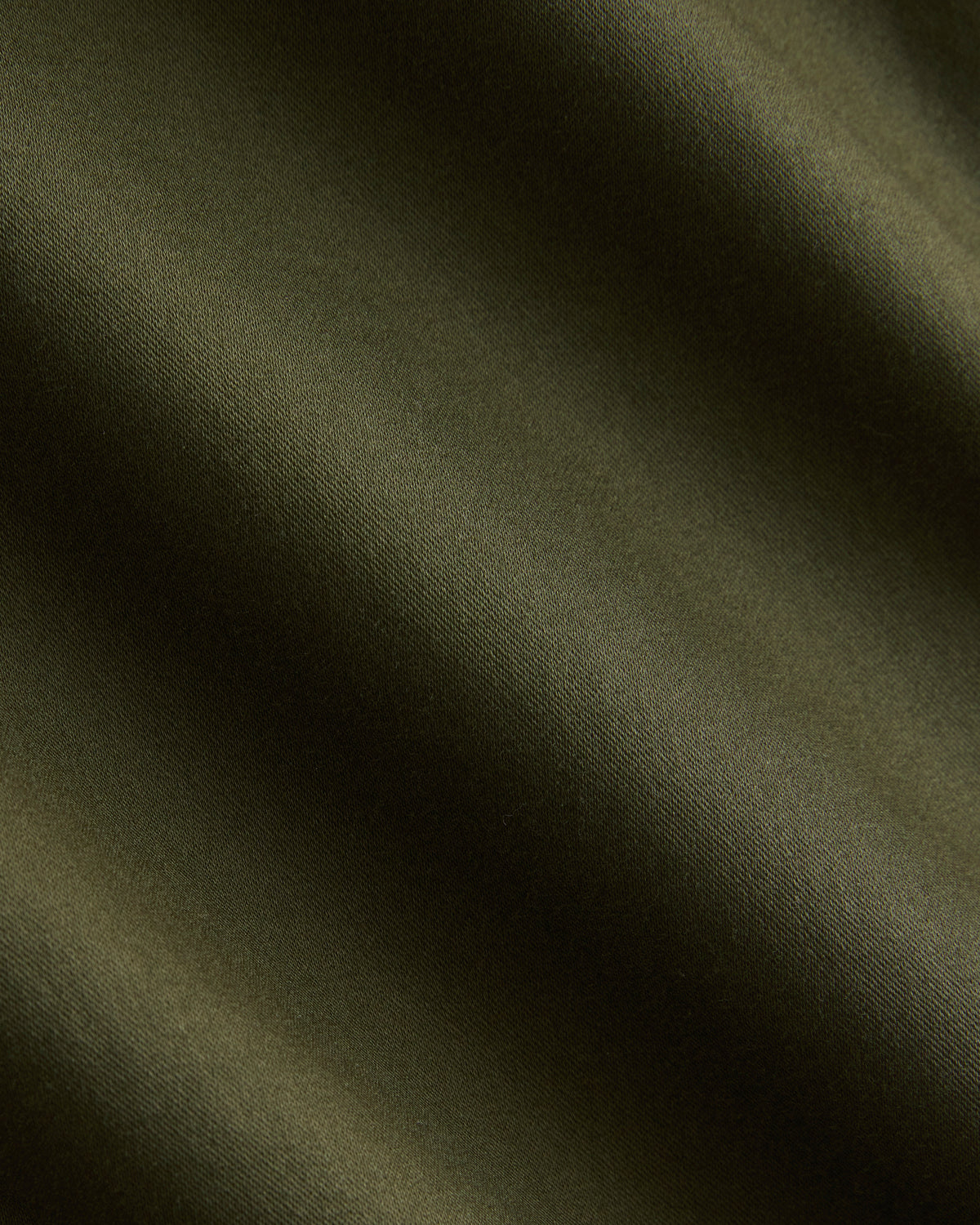 Barrel-Leg Pant in Organic Cotton Sateen | Olive Night