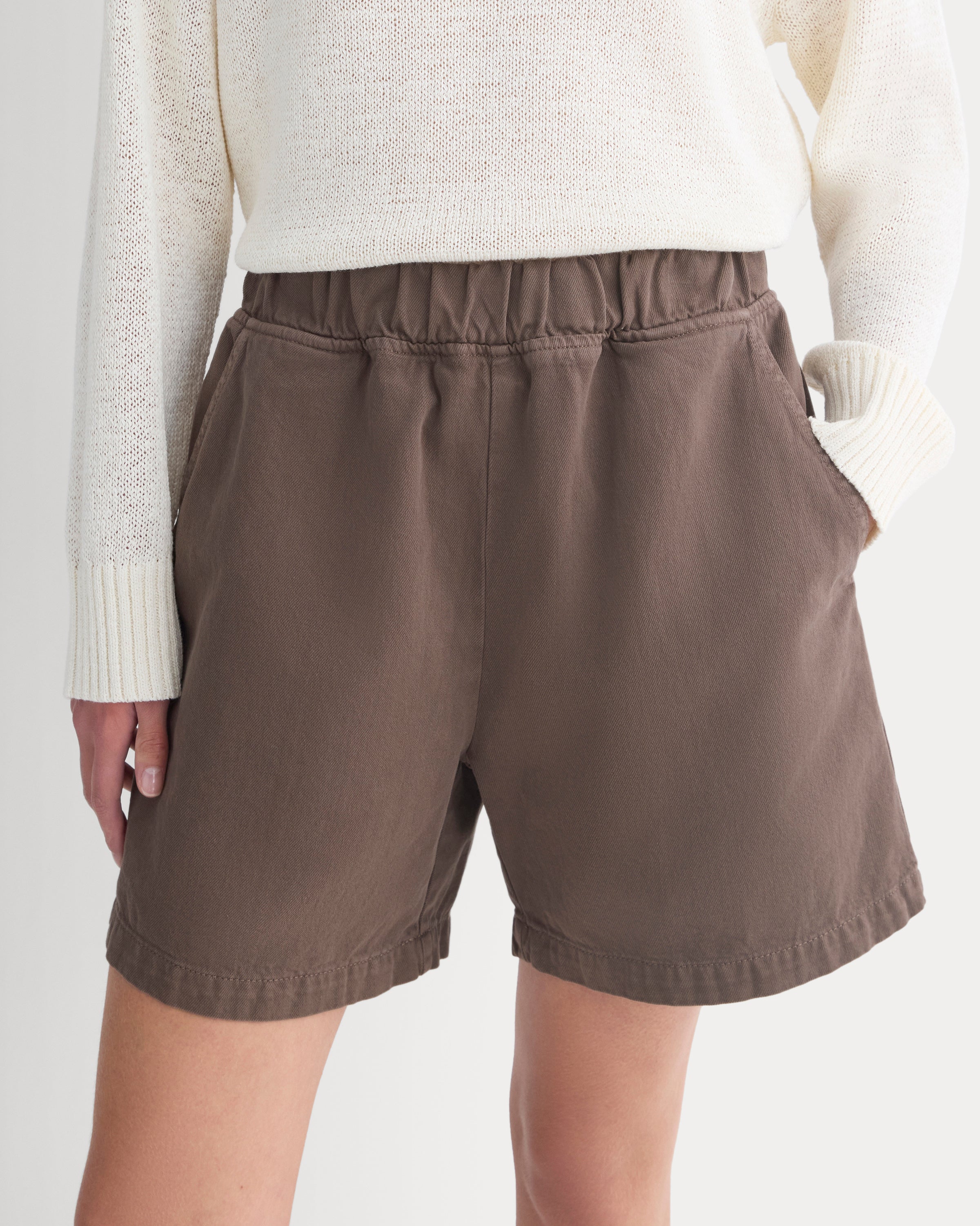 Denim Easy Short | Chocolate Chip Brown – Everlane