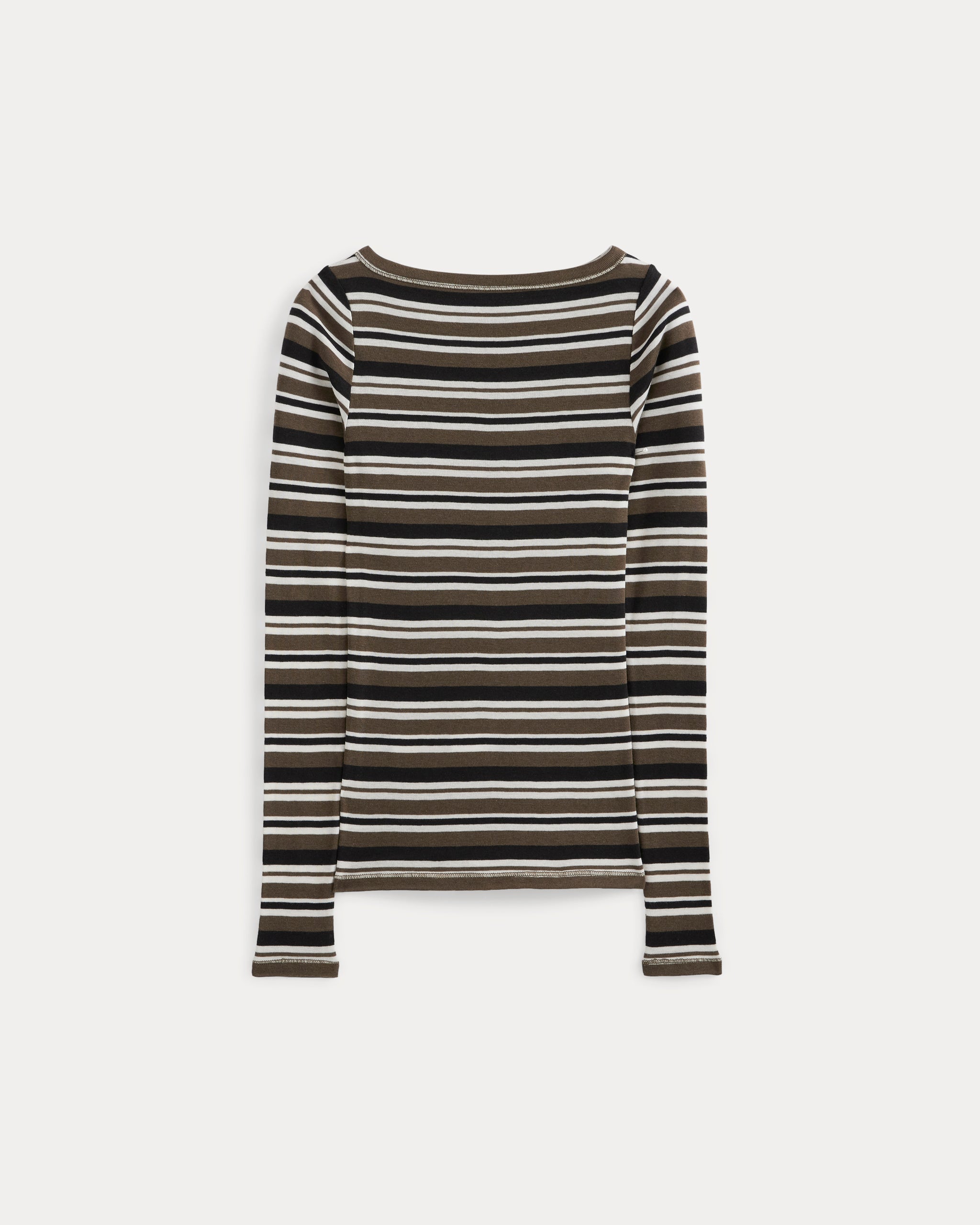 Tissue Boatneck Top | Beech