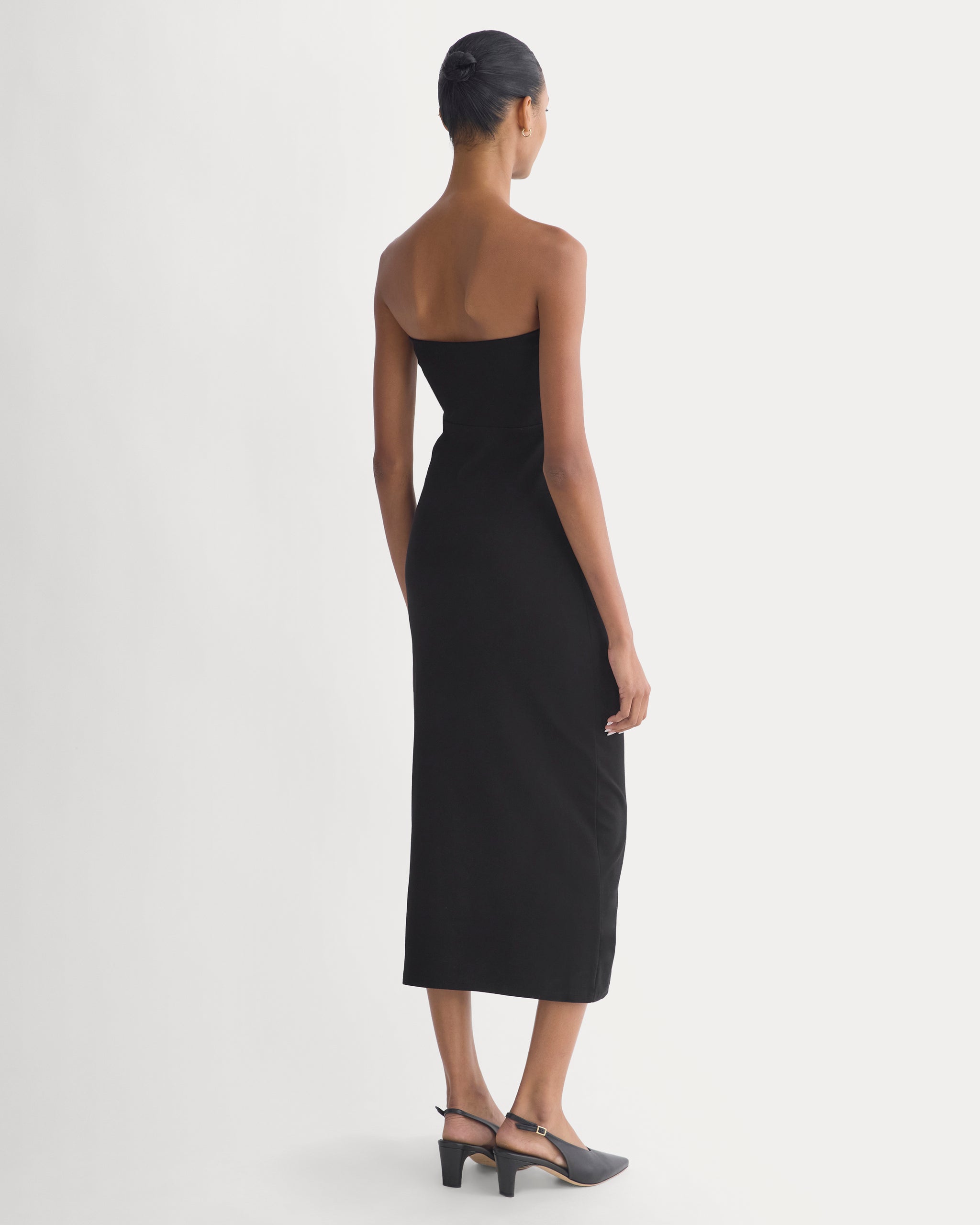 Form Knit Dress | Black