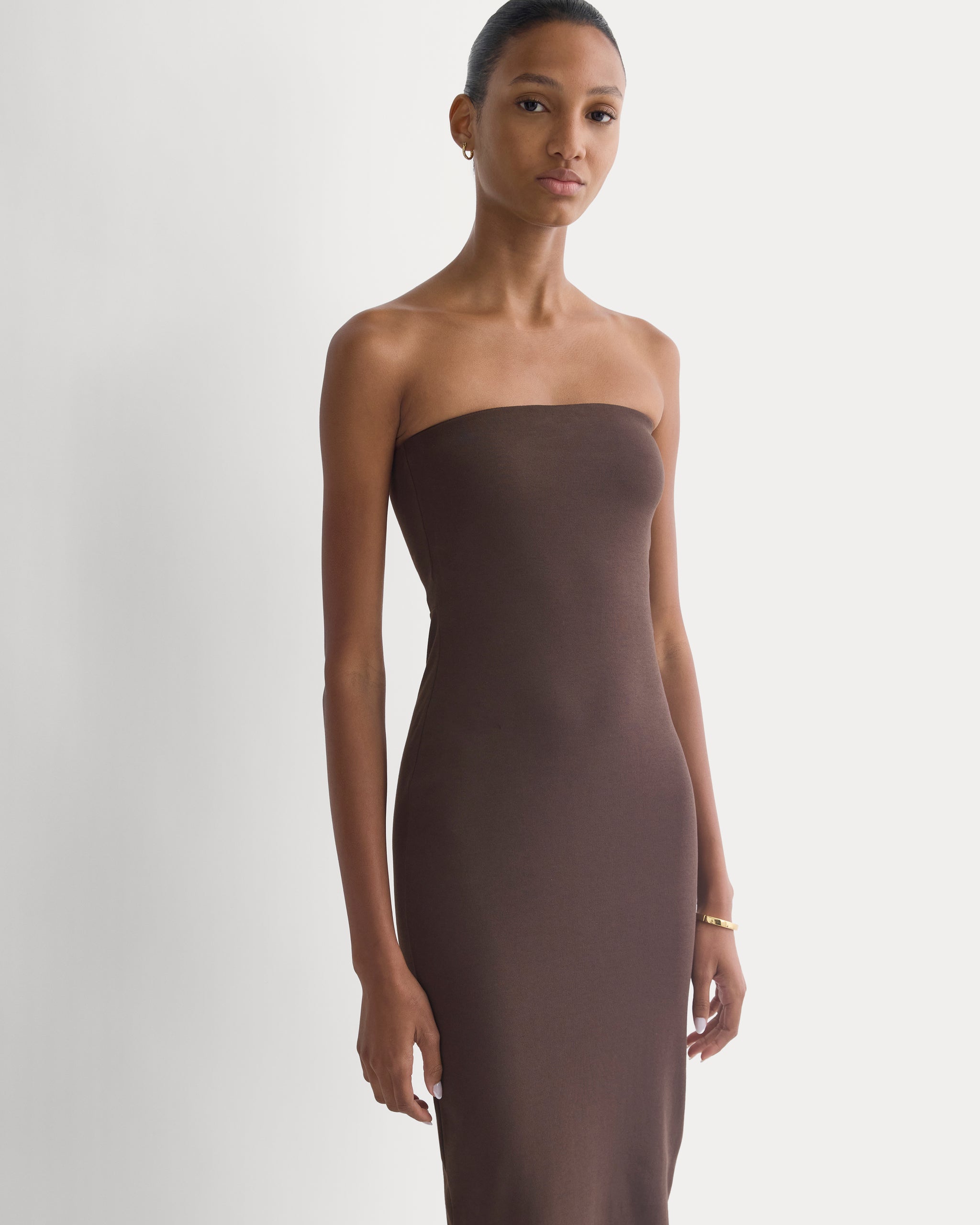 Form Knit Dress | Coffee Bean