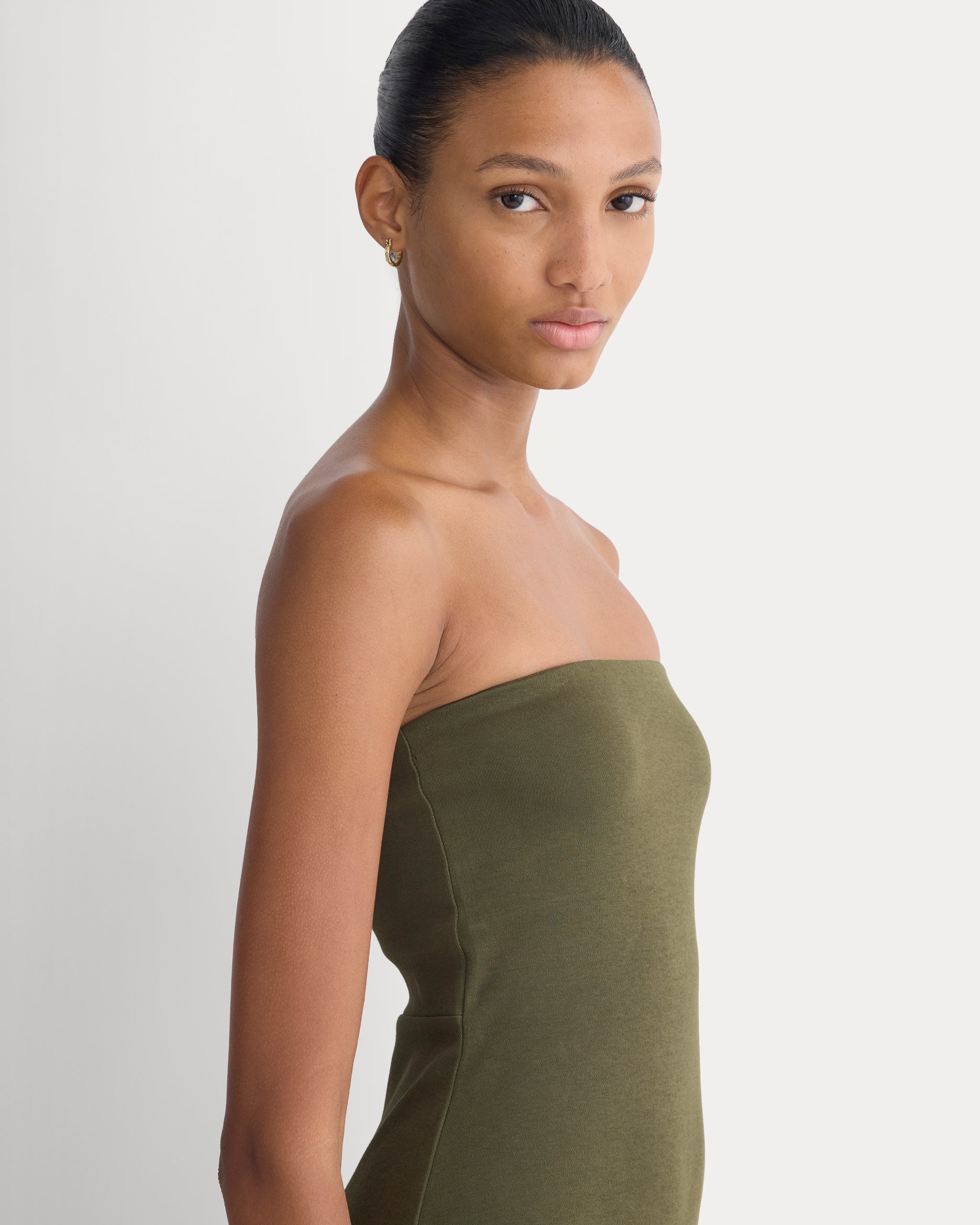 Form Knit Dress | Olive Night