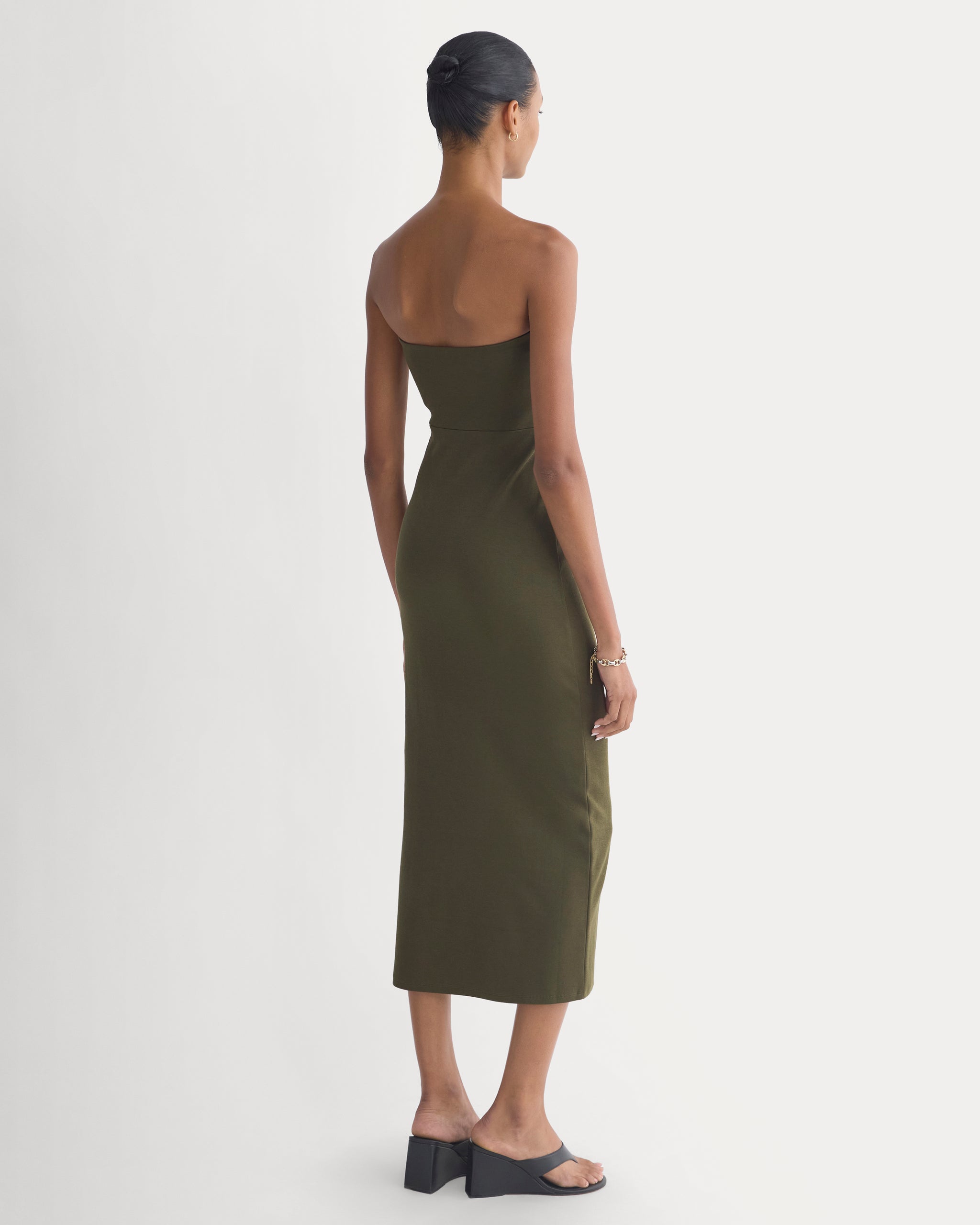 Form Knit Dress | Olive Night