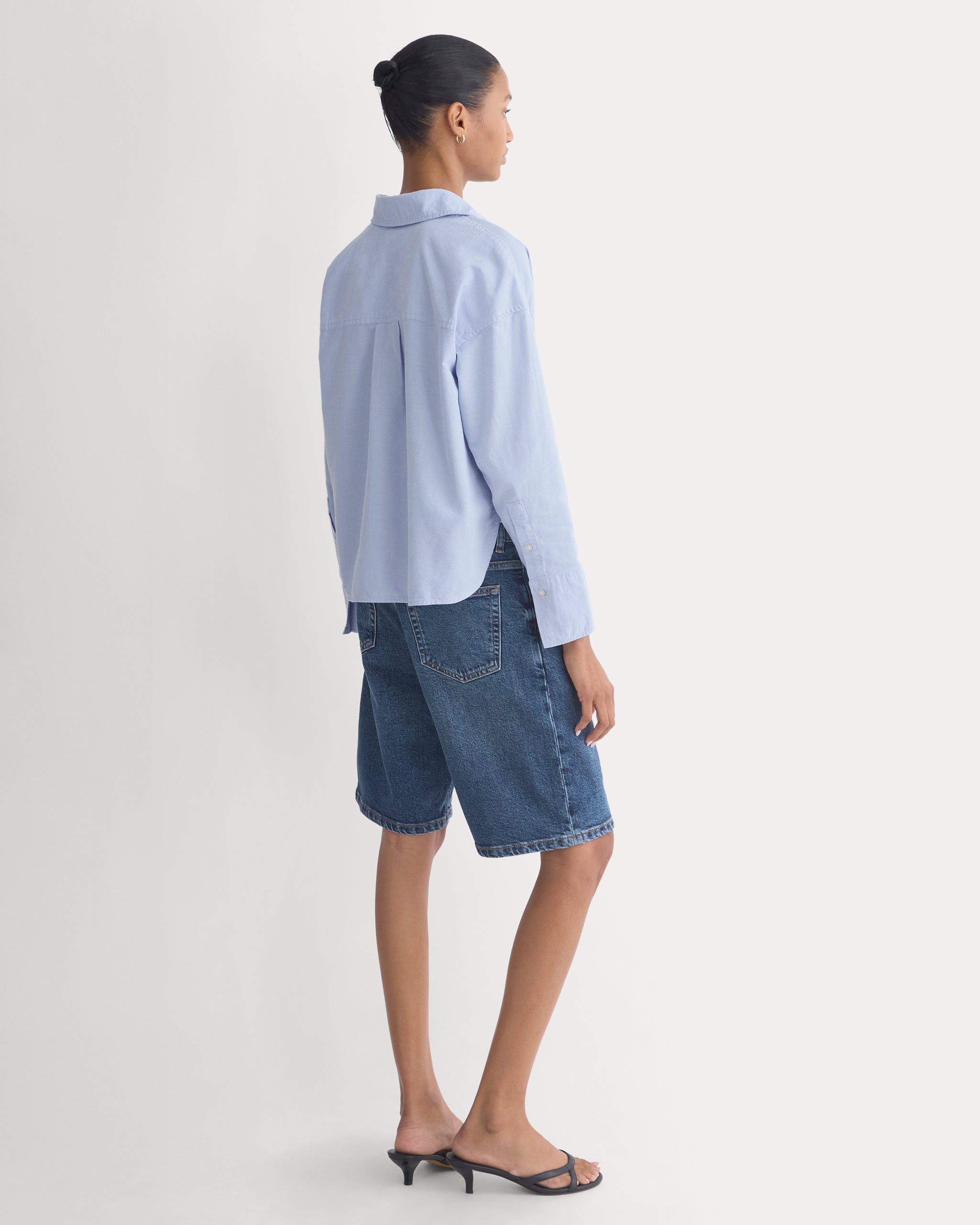 Oxford Boyfriend Shirt | Light Blue