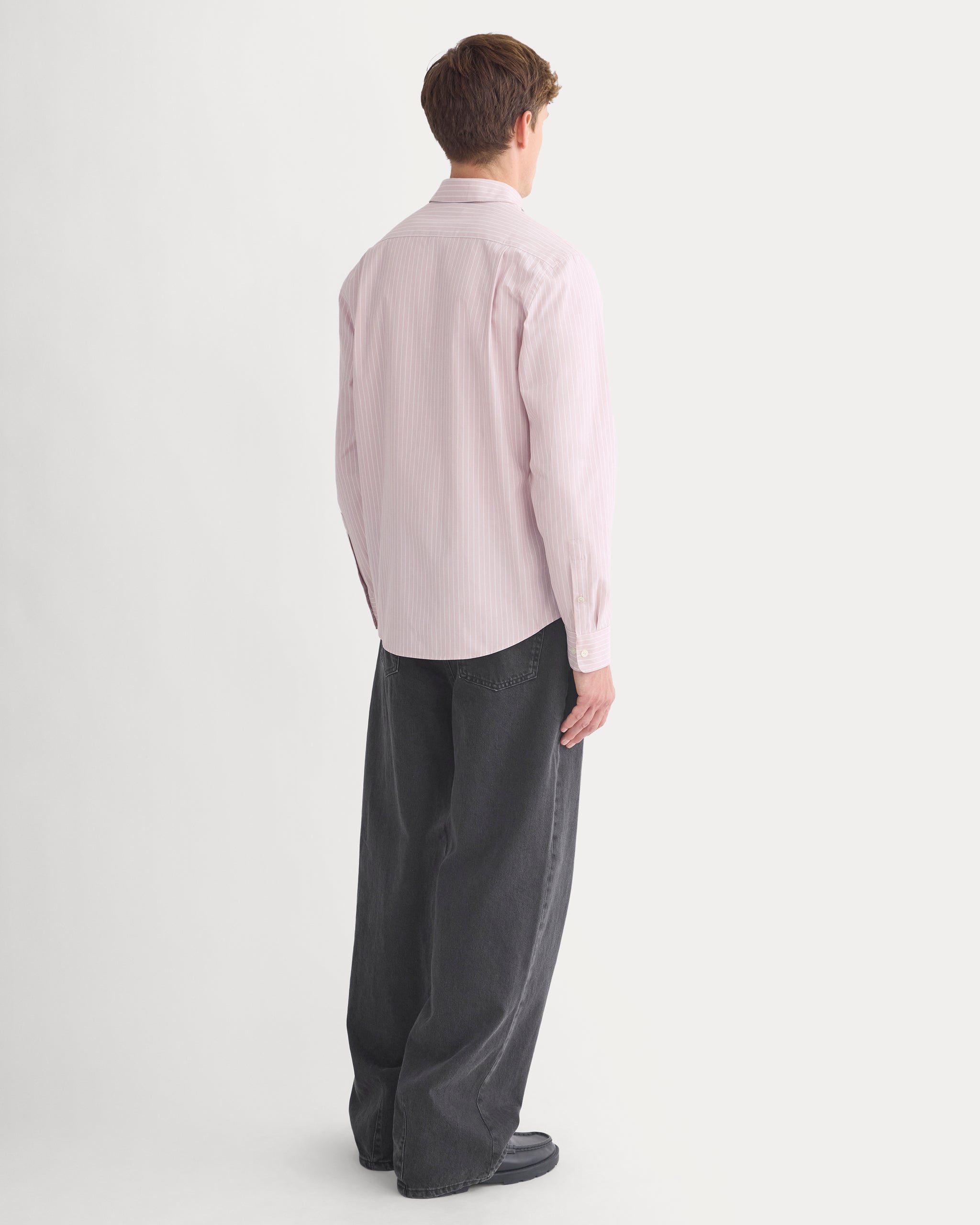 Slim-Fit Poplin Shirt | Burnished Lilac / Optic White