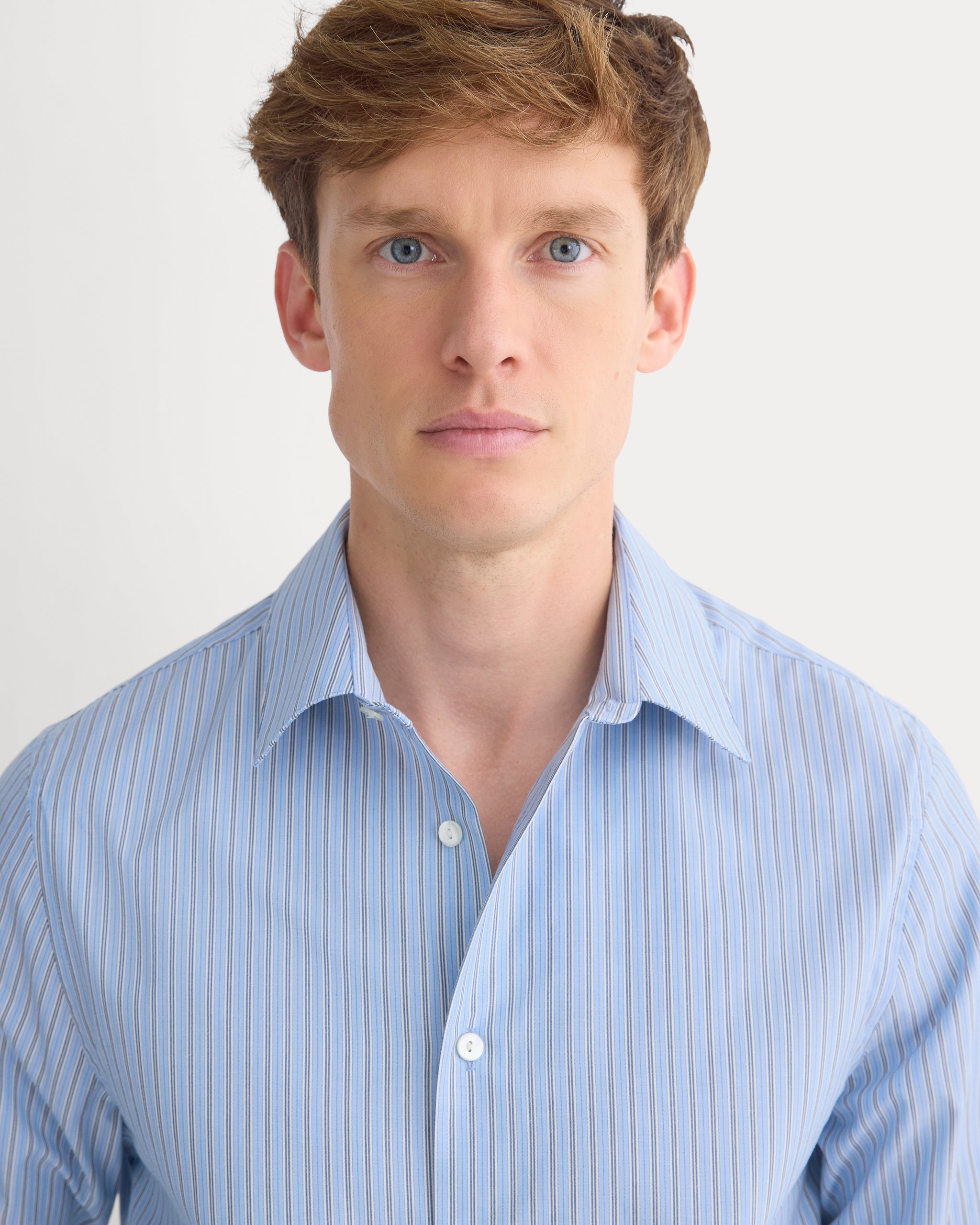 Slim-Fit Poplin Shirt | True Navy