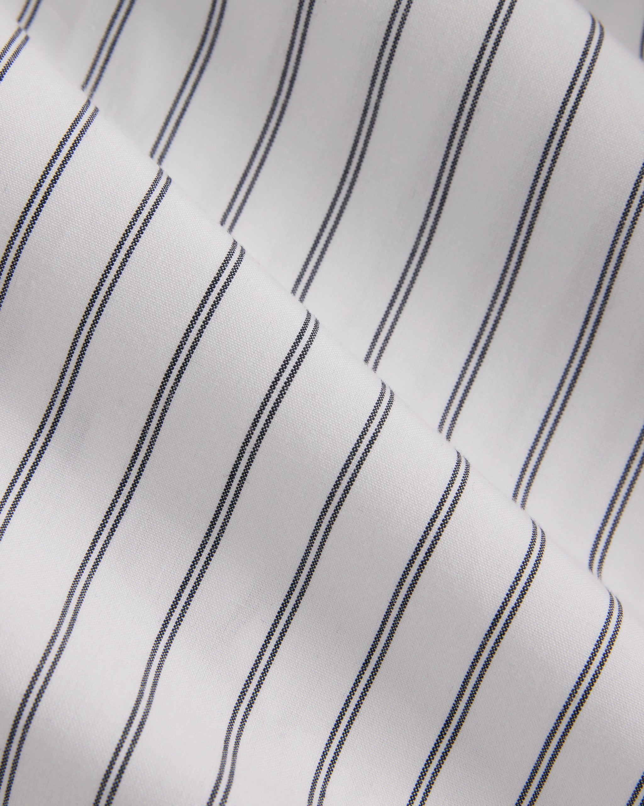 Slim-Fit Poplin Shirt | White Multi Stripe