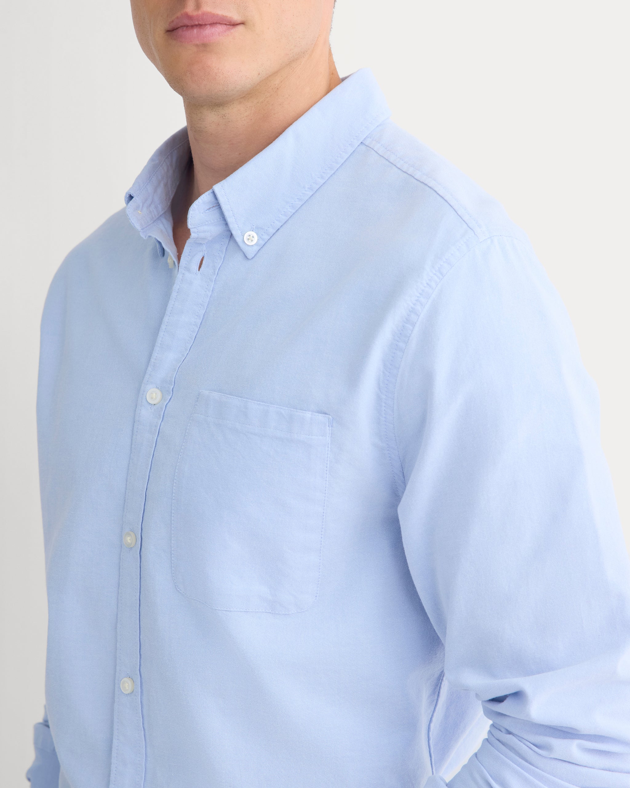 Standard-Fit Oxford Shirt | Light Blue